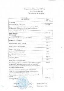 2017 жылға бекітілген бюджет