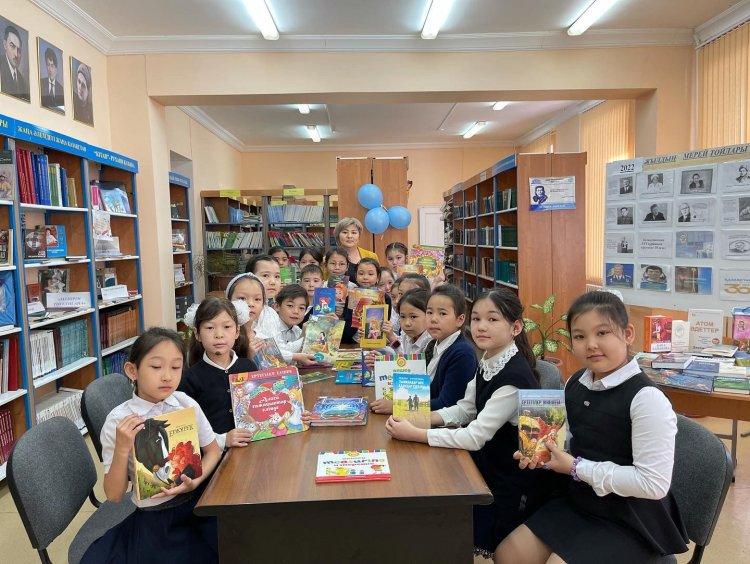 Оқуға құштар мектеп жобасы аясында мектебімізде күн санап оқырмандар саны артып келеді