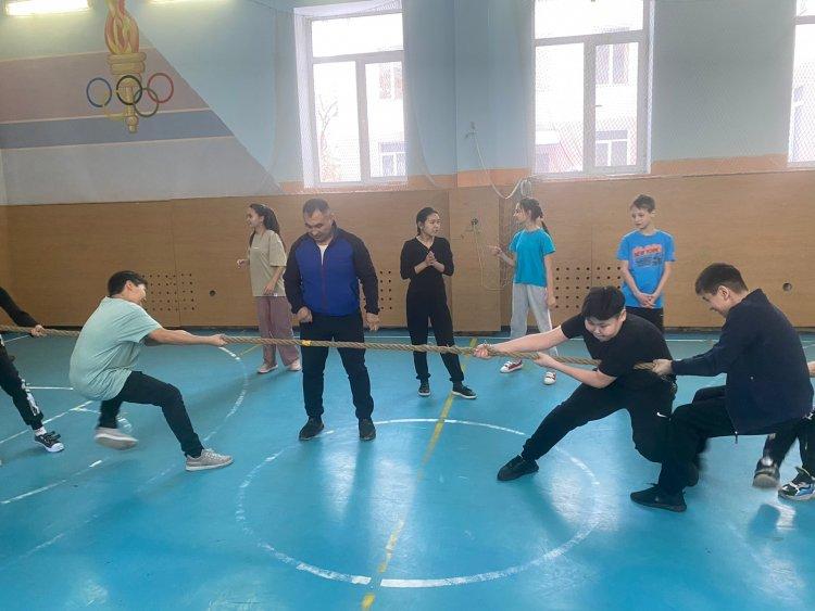 Мектебімізде  7 - сыныптар арасында  “Денсаулық - баға жетпес байлығым” атты спорттық жарыс өтті.