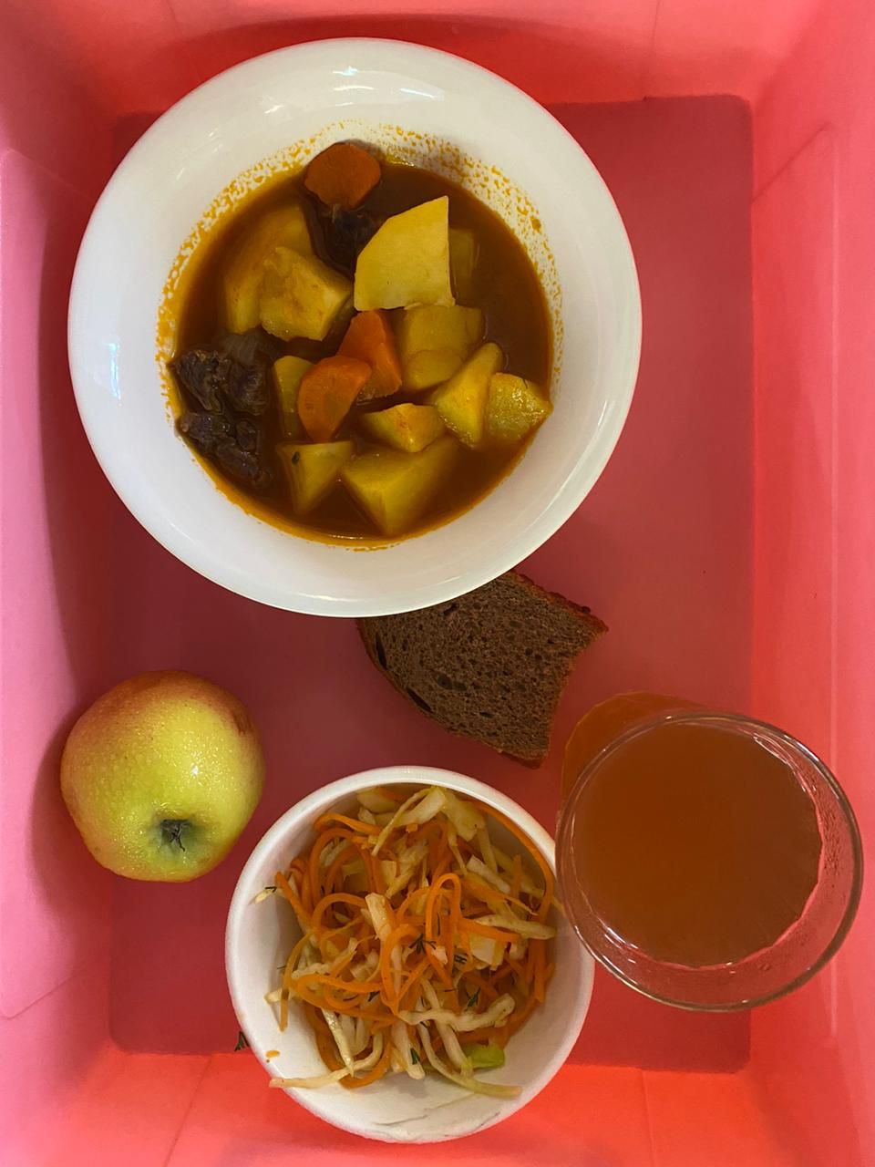 Күнделікті тегін тамақтанатын оқушылардың ас мәзірі (22.02.2023)