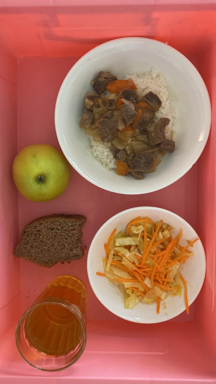 Күнделікті тегін тамақтанатын оқушылардың ас мәзірі (05.04.2023)