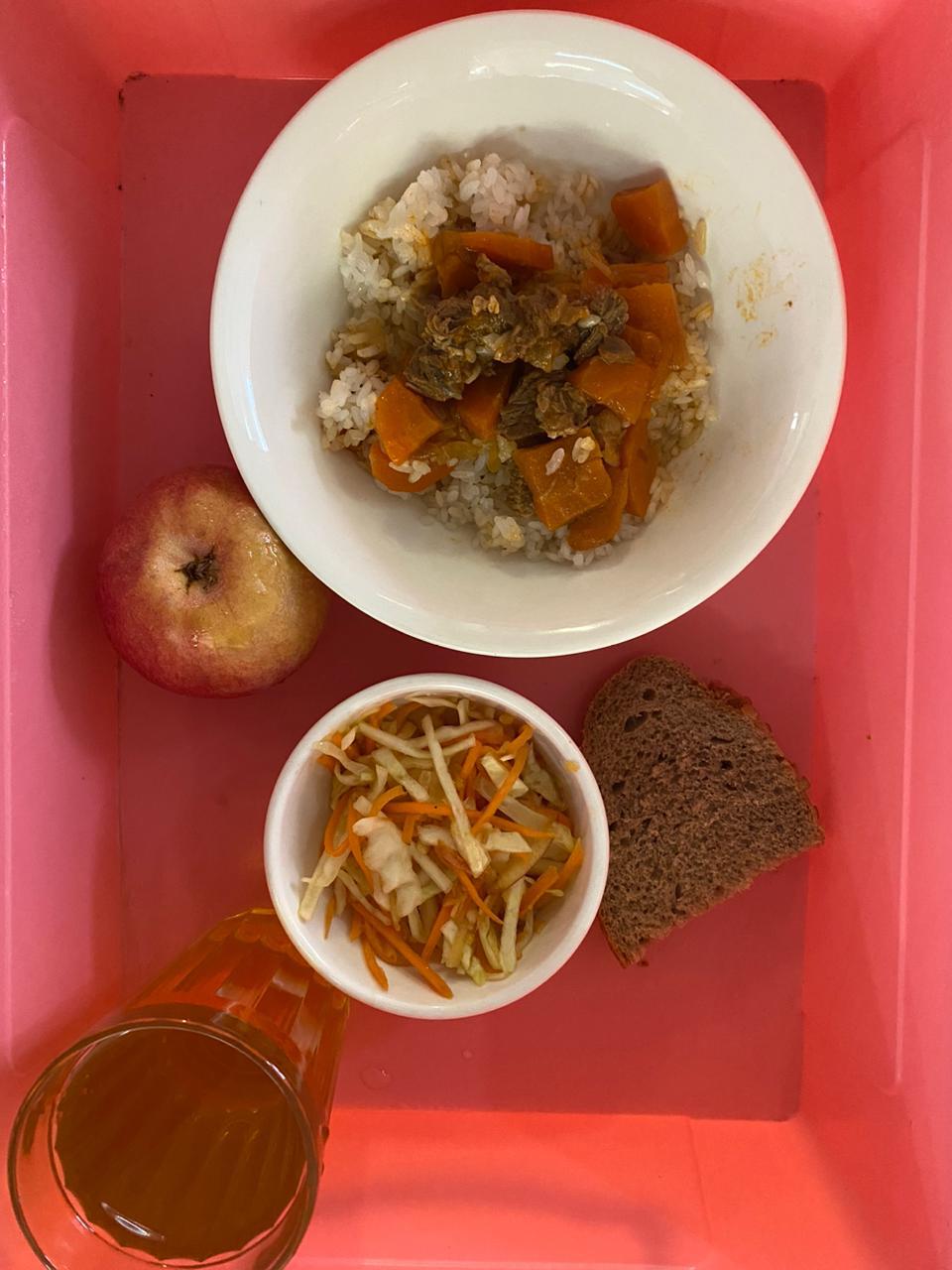 Күнделікті тегін тамақтанатын оқушылардың ас мәзірі (03.05.2023)