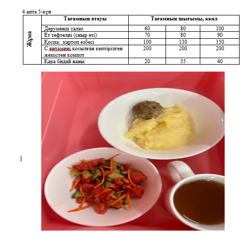 Күнделікті тегін тамақтанатын оқушылардың ас мәзірі (27.09.2024)
