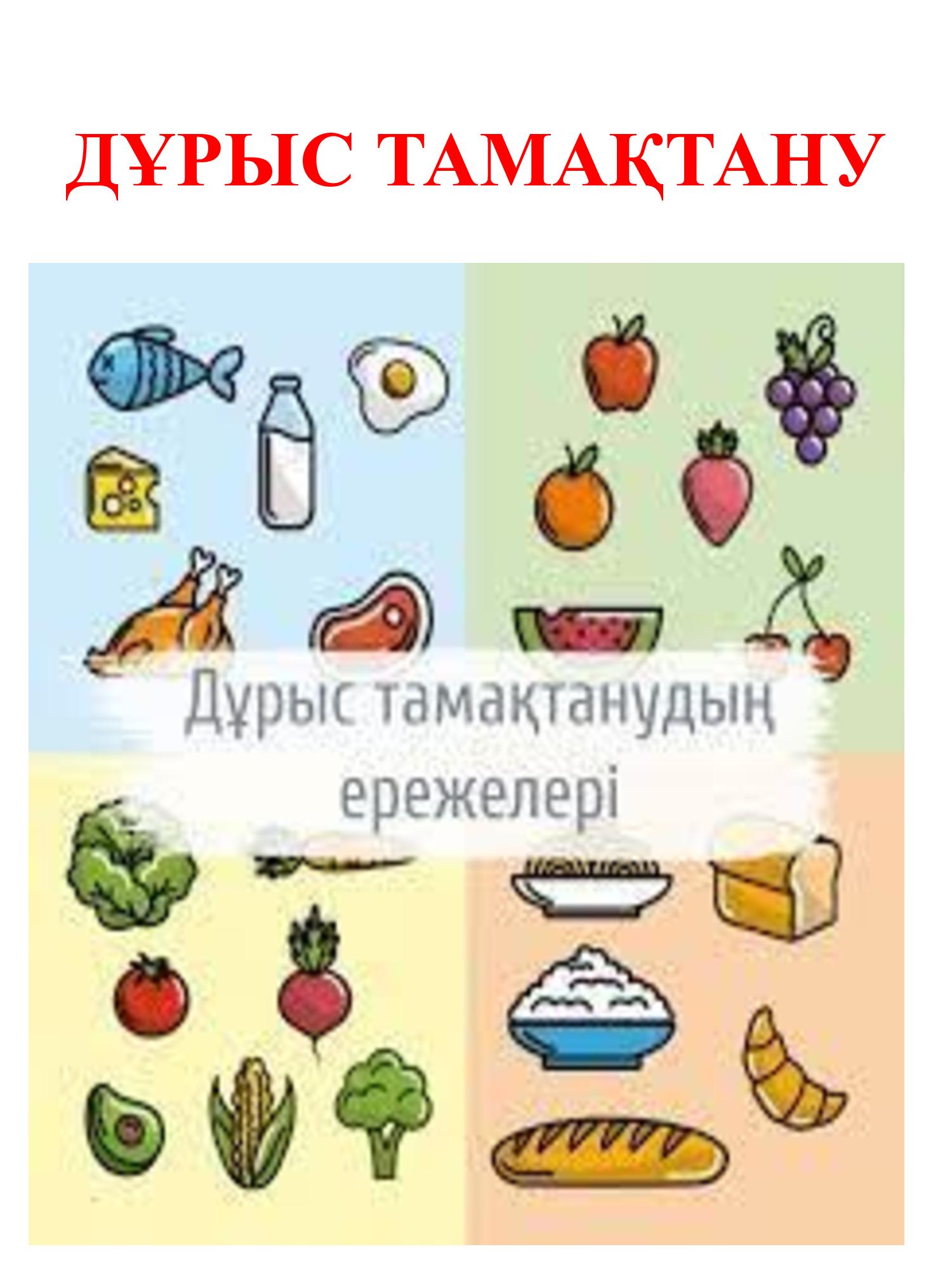 Дұрыс тамақтану