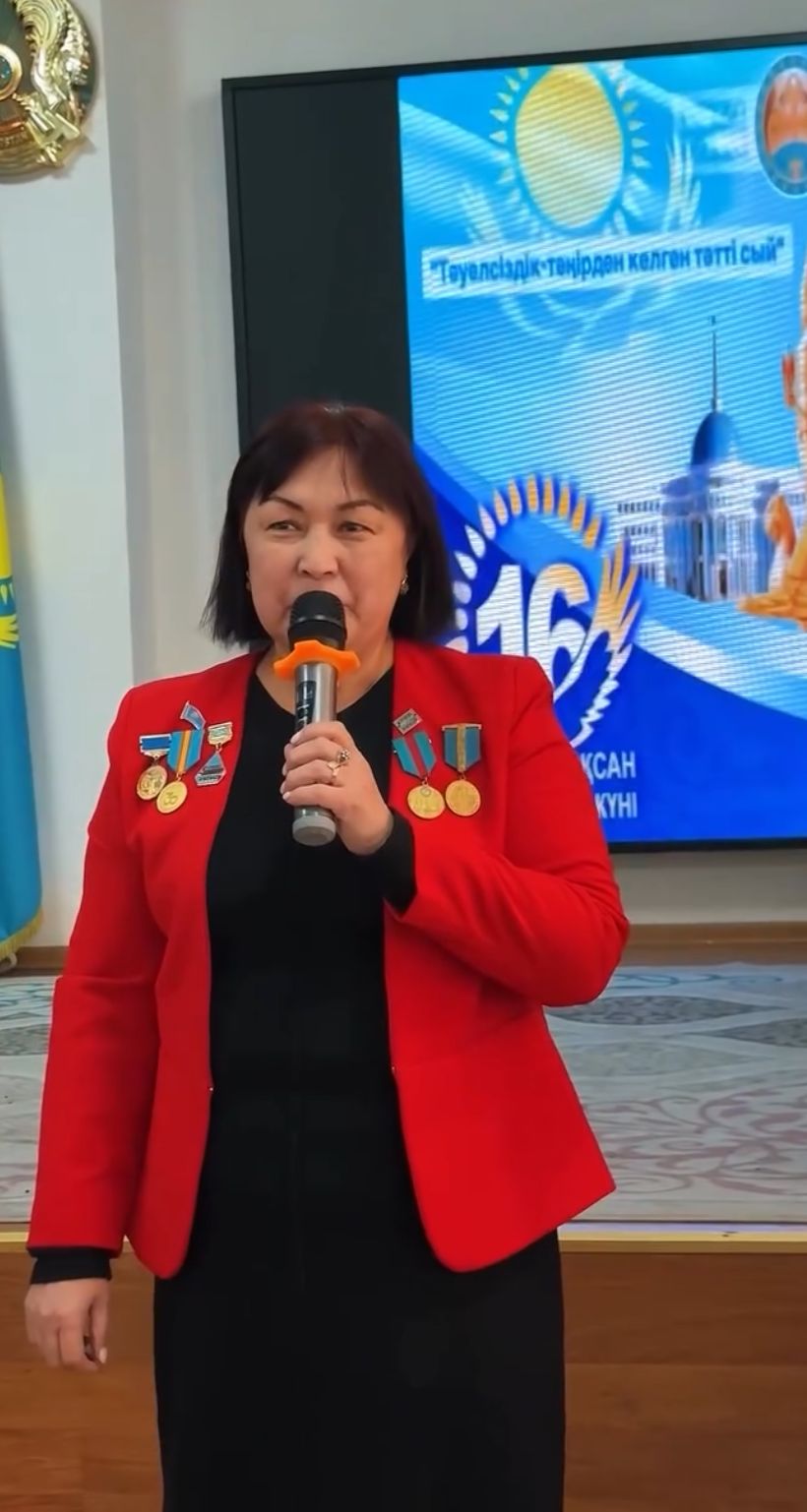 "Тәуелсіздік-тәңірден келген тәтті сый"